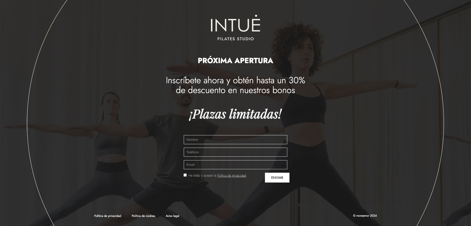 Landing Intué Pilates