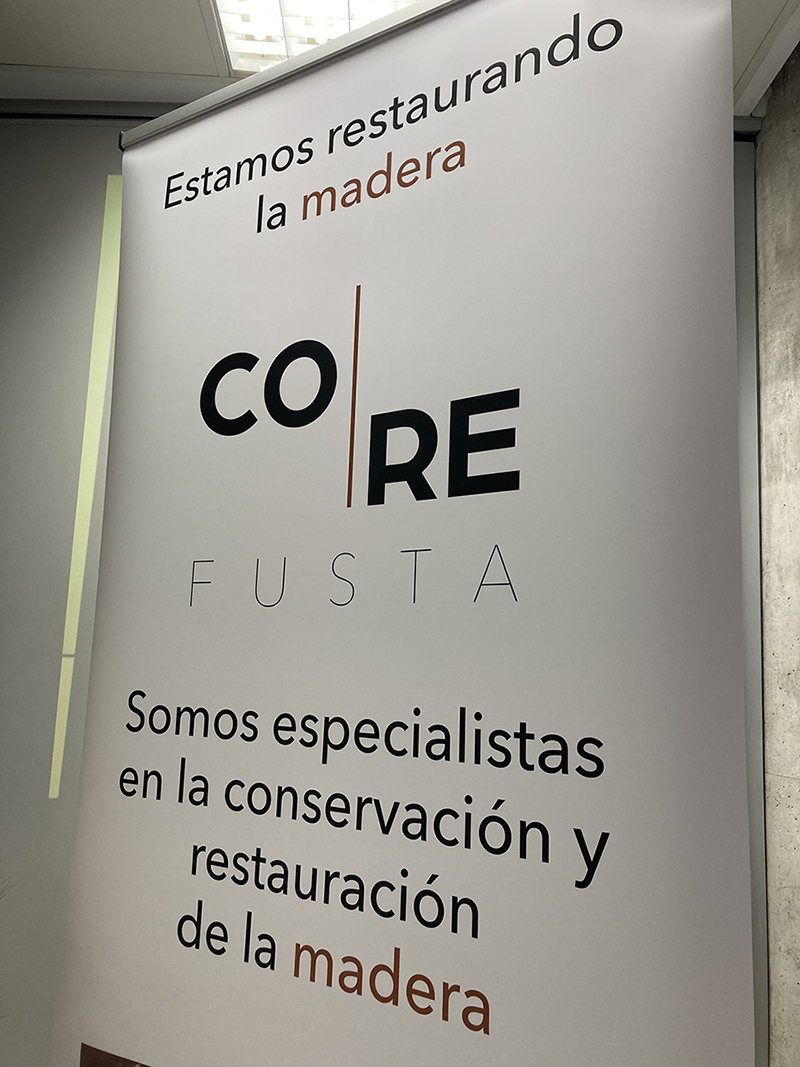 Rediseño logotipo de CORE Fusta